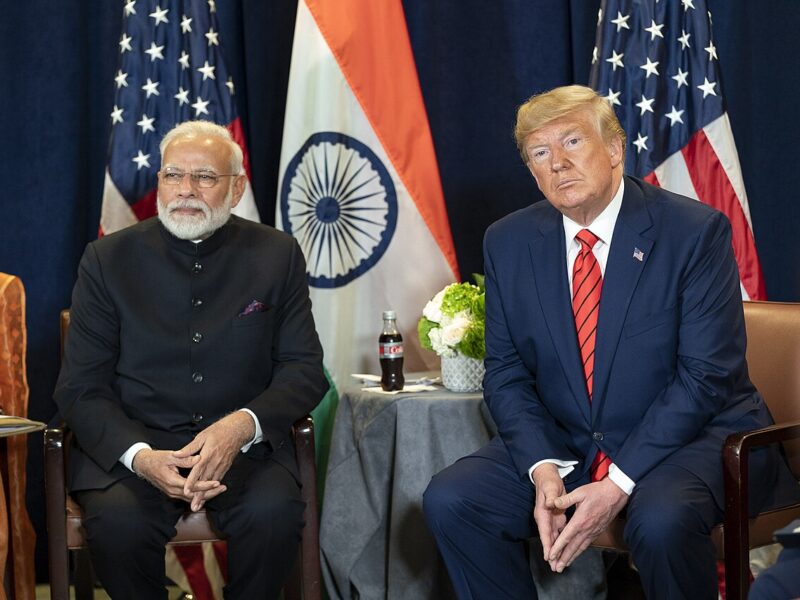 Narendra Modi and Trump at UN Headquarters